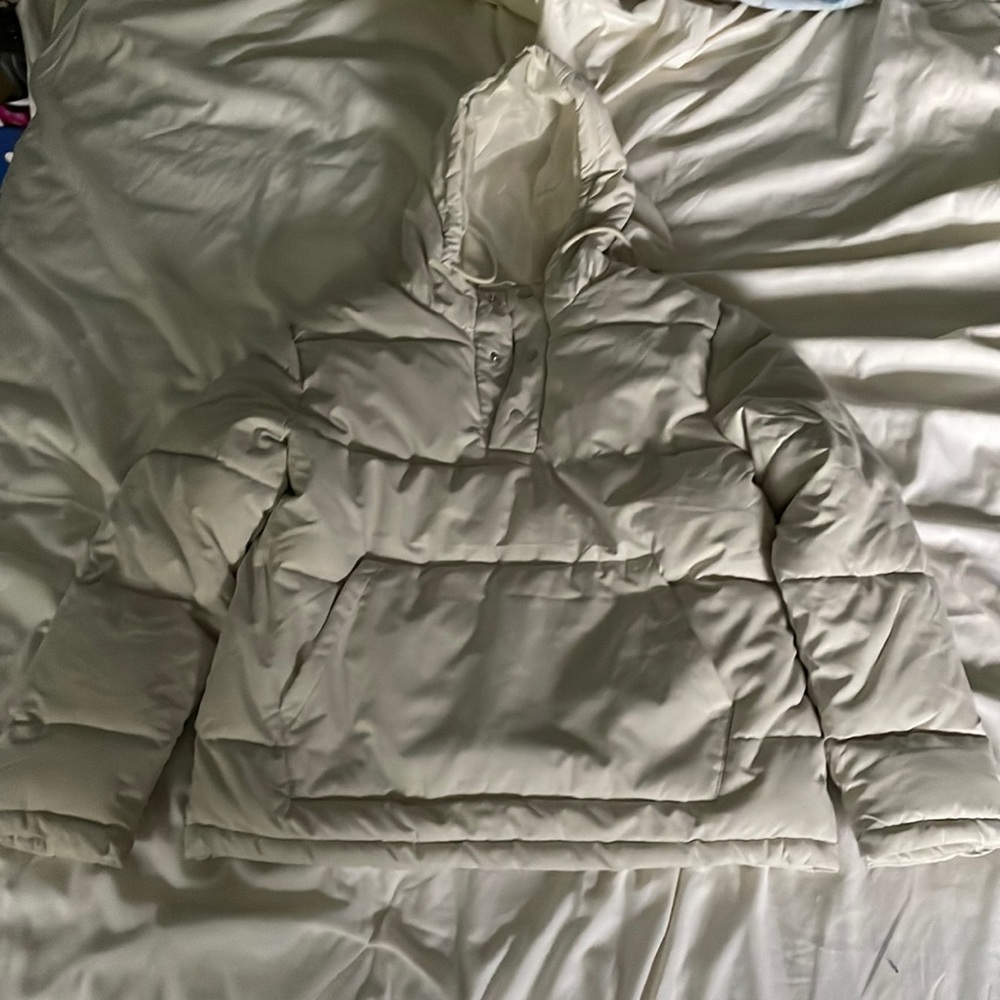 NEW LOOK MEN Cream colored Puffer Jacket